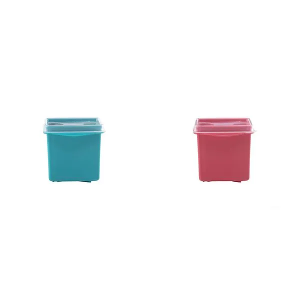Pote Organizador Multiúso Quadrado 205ml Sortido 7852 - Top Line