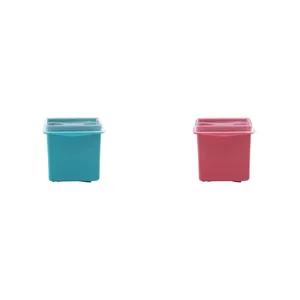 Pote Organizador Multiúso Quadrado 205ml Sortido 7852 - Top Line