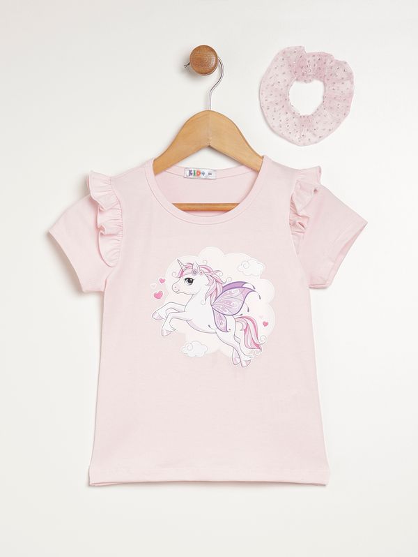 Blusa Manga Curta Kid+ Infantil Para Menina - ROSA CLARO 6