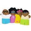 Fantoche - Feltro - Família Afro - Kits e Gifts