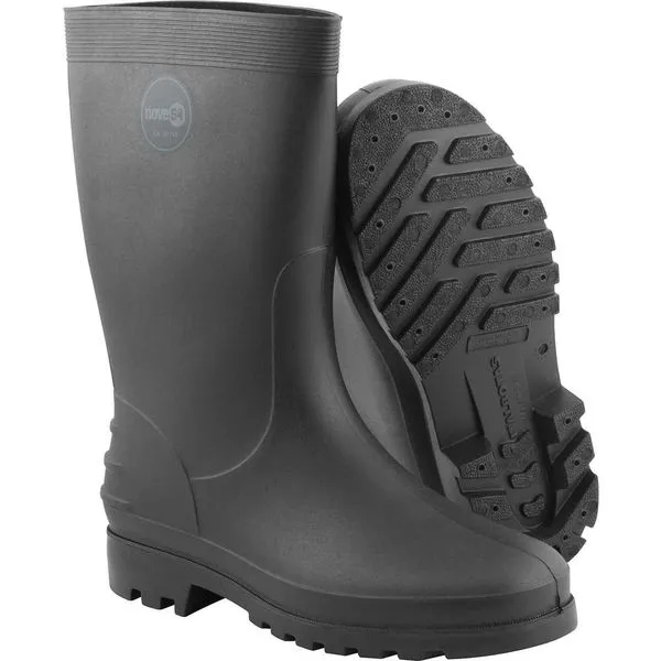 Bota de PVC Cano Médio Preta sem Forro - NOVE54 43/44