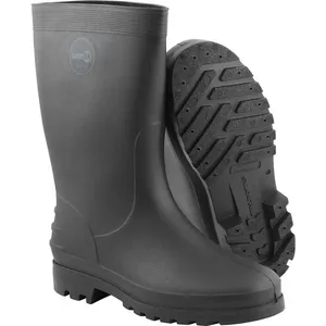 Bota de PVC Cano Médio Preta sem Forro - NOVE54 43/44