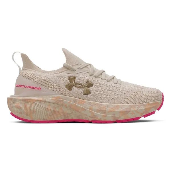 Tênis de Corrida Under Armour Charged Quicker 2 Feminino 40 Bege