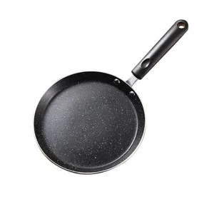 Panela Antiaderente de Ardósia Walfos, Frigideira Wok de Liga de Alumínio para Omelete, Bife 22cm
