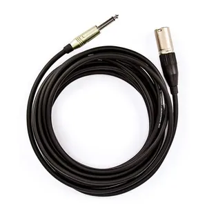 Cabo de Microfone P10 Mono para XLR Macho - Amphenol 50 MT