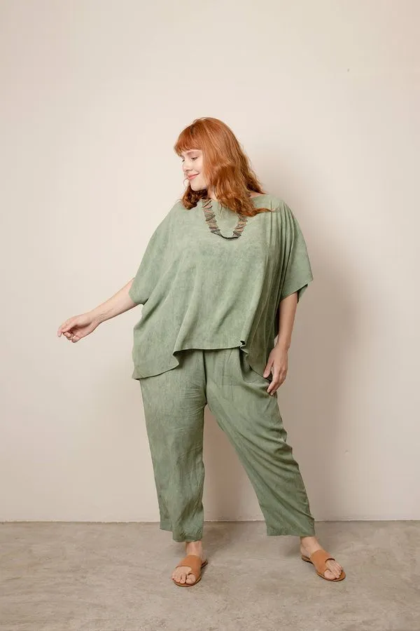 Conjunto Glória Plus Size Verde-EXG