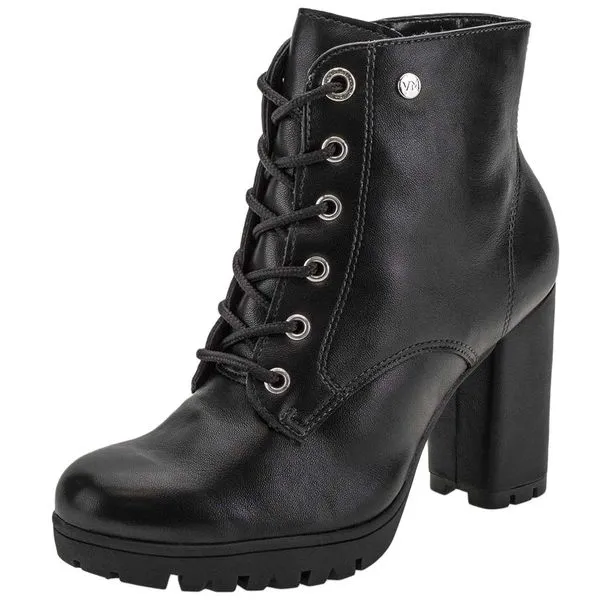 Bota Feminina Coturno Via Marte - 203605 PRETO 01 37