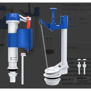 Mecanismo para Caixa Acoplada Roco 1228 26 Conjunto Completo Universal com Castelo sem Botão Rocco Mecanismo para Caixa Acoplada Roco 1228 26 Completo Universal Rocco