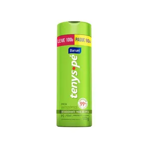 Desodorante para os Pés Tenys Pé Fresh Antisséptico Pó 100g Leve 100g Pague 80g