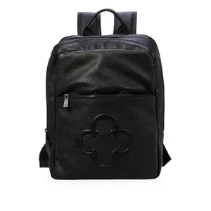 Mochila Feminina Notebook 14 Polegadas Couro Preta