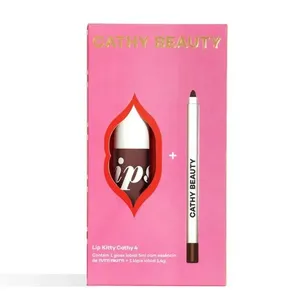 Kit Cathy Beauty Lip Kitty Cathy N°4 Cappuccino Gloss Labial 5ml + Lápis Labial 1,4g