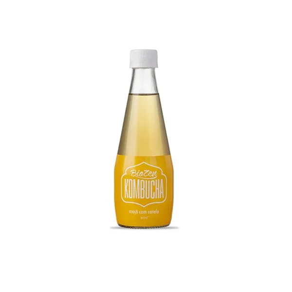 Chá Biozen Kombucha Maçã com Canela 330ml