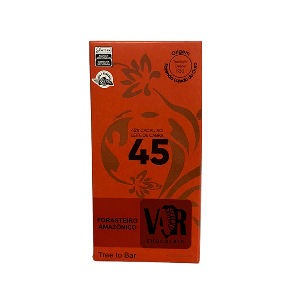 Chocolate 45% Cacau ao Leite de Cabra Var – 40g