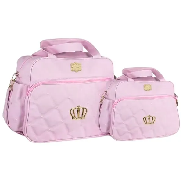 Kit Bolsas Maternidade Griff Baby 3013/3014 Rosa