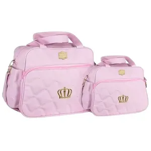 Kit Bolsas Maternidade Griff Baby 3013/3014 Rosa