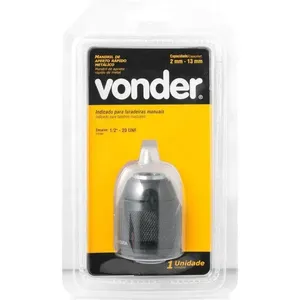 Mandril De Aperto Rápido Metálico 13 Mm - 1-2'' Rosca 1-2'' Vonder