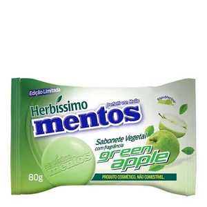 Sabonete em Barra Vegetal Herbíssimo Mentos Green Apple 80g