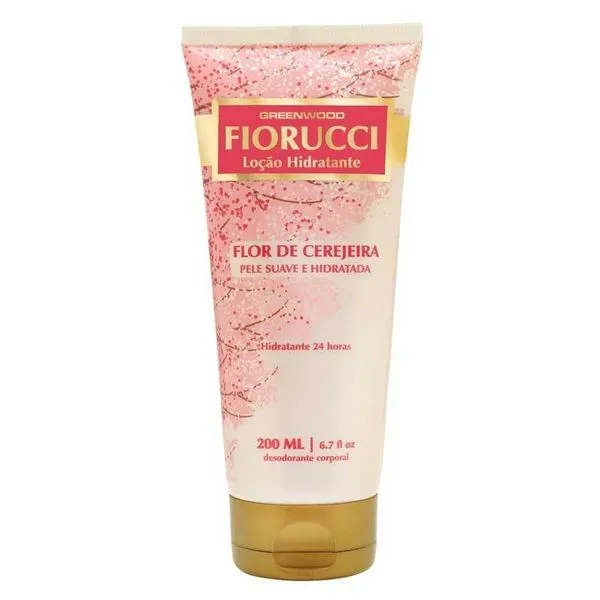 Loção Hidratante Fiorucci Flor de Cerejeira 200ml