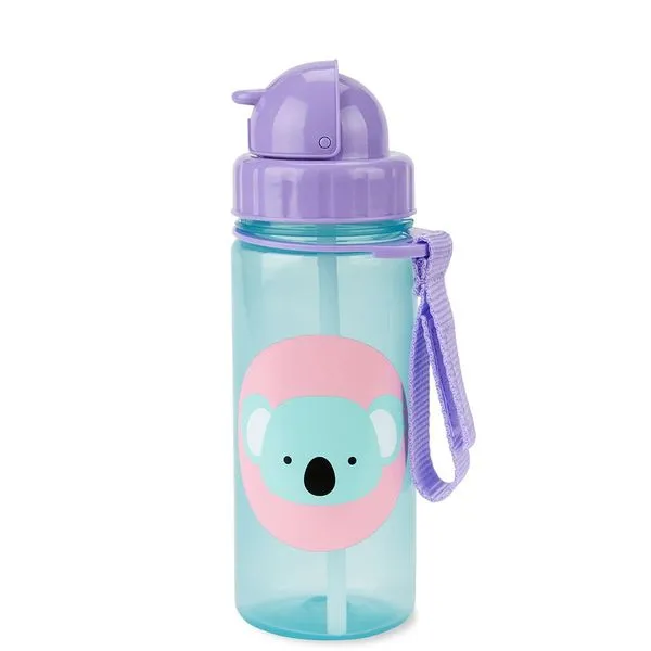 Garrafa Flip Skip Hop Zoo Koala Rosa Único