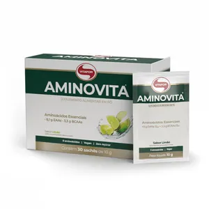 AMINOVITA® Sabor Limão 30 Sachês 10g Aminovita® – 30 sachês 10g – Limão