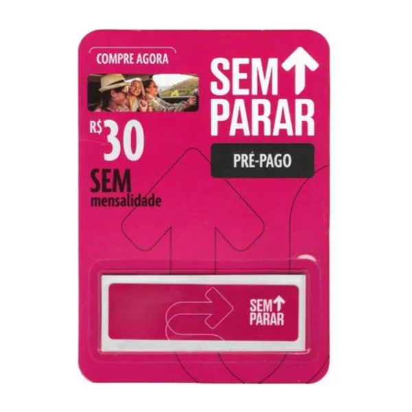 Cartão Chip Sticker Sem Parar Pré Pago CARTAO CHIP STICKER SEM PARAR PRE PAG