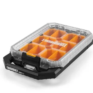 Organizador Modular de Ferramentas Tb-B1-O-10C Perfil Baixo com Tampa Transparente Toughbuilt Brasil Organizador de Ferramentas Tb-B1-O-10C Perfil Baixo com Tampa Transparente Toughbuilt Brasil