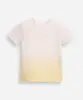 camiseta de algodão infantil sol mar verão amarela 2