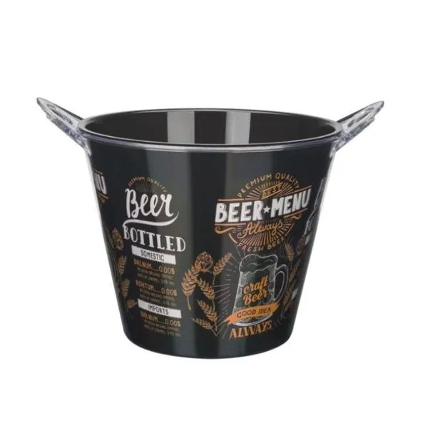 Balde de Cerveja Duplo Black BALDE BEER DUPLO PS BLACK