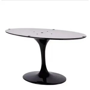 Base De Mesa De Jantar Oval De 198x122 Cm Até 244x137