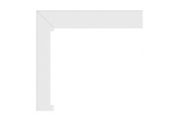 Guarnição Janela Integrada Soundblock Alumínio Branco 140x150x4 Aluminium Sasazaki