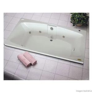 Banheira com hidromassagem Mysia G2 183x90cm 7 jatos branca Jacuzzi