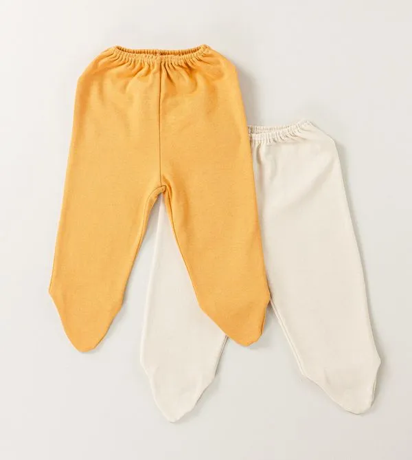 Culote Básico com 2 Unidades Bege Bege - P