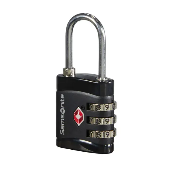 Cadeado Global Combilock TSA Samsonite Preto