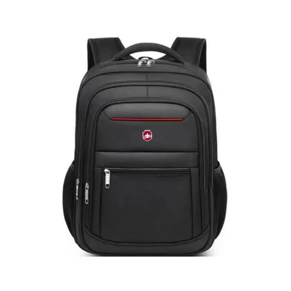 Mochila Executiva Swissland Em Poliéster 18" 46cm Preto SL04073 (MP)
