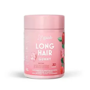 Long Hair Gummy Gaab 30 gomas