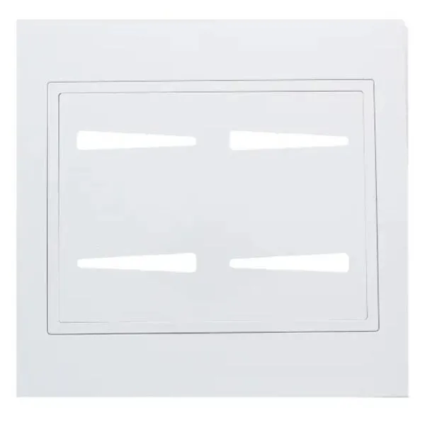 Placa 4 Interruptores 4x4 com Suporte - RVB-1300/56 - RAVENNA