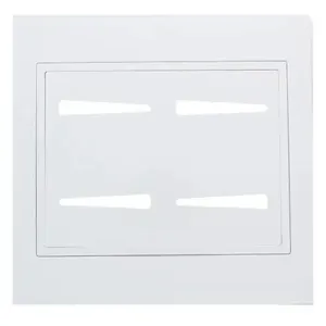 Placa 4 Interruptores 4x4 com Suporte - RVB-1300/56 - RAVENNA