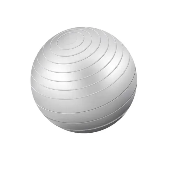 Bola Inflável Para Exercício Pilates Yoga 55cm - Western Cinza