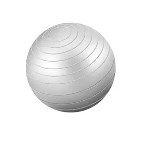 Bola Inflável Para Exercício Pilates Yoga 55cm - Western Cinza