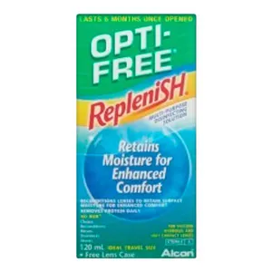 Solução para Lentes Opti-Free Replenish Alcon 120ml