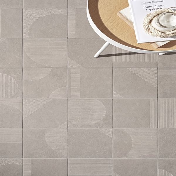 Porcelanato Cimentício Bold Mate 20x20cm Fuso Zermaat Linea 0,64m² Portobello