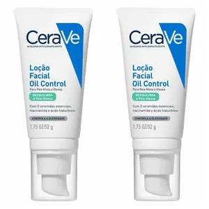 Kit com 2 Unidades de Cerave Loção Facial Hidratante Oil Control 52g