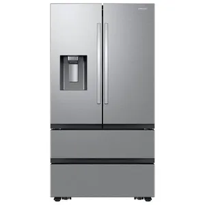Geladeira Samsung Smart French Door Dispenser de Água E Gelo 550 Litros Inox RF26