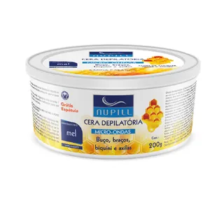 Cera Depilatória Nupill Micro-ondas Mel 200g