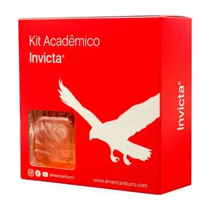 Kit Acadêmico Dentística Unileste Invicta American Burrs