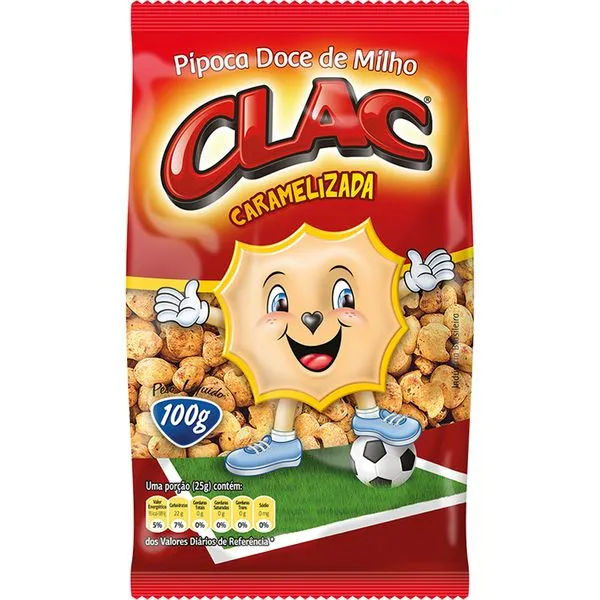Pipoca Doce de Milho Caramelizada 100g 9 - Clac