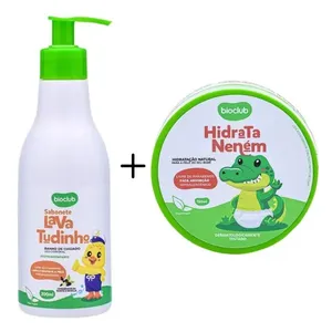 Kit Sabonete Infantil Lava Tudinho + Hidrata Neném - Bioclub