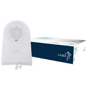 Bolsa de Urostomia Casex Transparente Tamanho Até 64mm 10 Unidades
