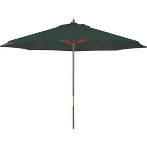 Ombrelone em Madeira Tauari Fsc e Poliéster Verde 3m para Área Externa Tramontina Ombrelone em Madeira Tauari Fsc e Poliéster Verde 3m Tramontina