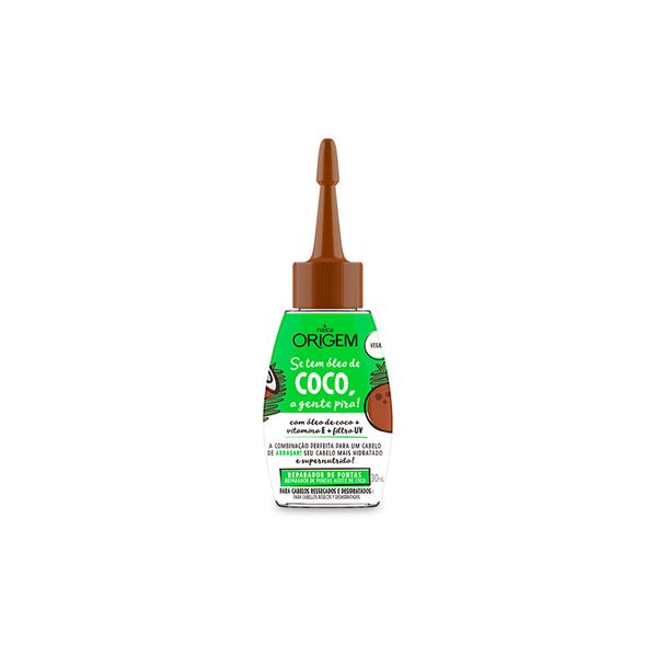 Reparador de Pontas Origem Se tem Óleo de Coco a Gente é Pira 30ml